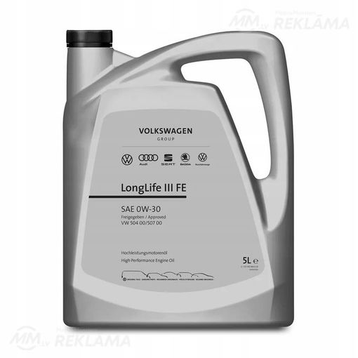 Моторное масло vw 0W30 vw group longlife III fe 5L - MM.LV