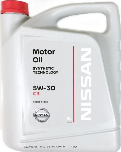 Моторное масло nissan 5W30 nissan synthetic C3 5L - MM.LV