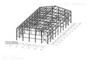 frame steel halls,welded steel construction, containers - MM.LV - 2