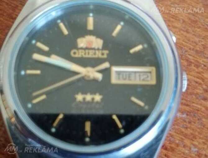 Мужские часы orient 3 Stars Automatic, Хорошее состояние. Мужские часы orient 3 Stars Automatic, Хорошее состояние. - MM.LV