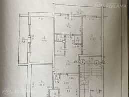 Квартира в Резекне и район, 84.3 м², 4 комн., 1 этаж. Квартира в Резекне и район, 84.3 м², 4 комн., 1 этаж. - MM.LV