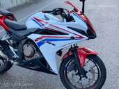 Мотоцикл Honda CBR500R, 2016 г., 40 000 км, 500.0 см3. - MM.LV