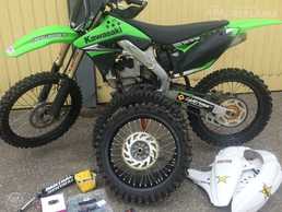 Motorcycle Kawasaki Kx 250 F, 2009 y., 111 km, 250.0 cm3. Motorcycle Kawasaki Kx 250 F, 2009 y., 111 km, 250.0 cm3. - MM.LV