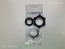 Radio bikes raceline centerlock adapter black iso 6 - MM.LV