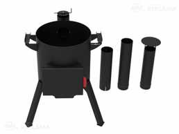 Печь-очаг berel модель 480К - MM.LV