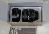 Продам Обьектив Nikon AF Nikkor 85mm 1:1.8D - MM.LV - 12