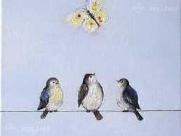 Putniņi - sienas dekors - MM.LV