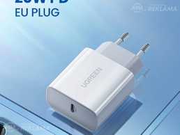 Ugreen качественная брендовая PD 20W зарядка iPhone 12 X Xs 8 Xiaomi Ugreen качественная брендовая PD 20W зарядка iPhone 12 X Xs 8 Xiaomi - MM.LV