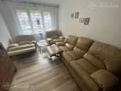 Комплект кожаной мебели диван и кресло в отличном состоянии - MM.LV
