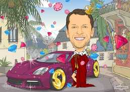 Oriģinālākā dāvana - Karikatūra - MM.LV