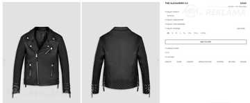 The Alexander 3.0 Men's Platinum Black Edition Leather Jacket The Alexander 3.0 Men's Platinum Black Edition Leather Jacket - MM.LV