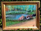 Pārdod gleznu Pa ceļam no ganībām - MM.LV - 1