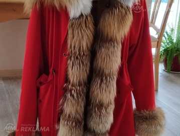 Парка с опушкой из лисицы, утепленная мехом кролика Парка с опушкой из лисицы, утепленная мехом кролика - MM.LV