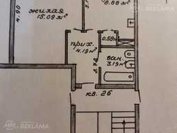 Квартира в 32 м², 1 комн., 3 этаж. Квартира в 32 м², 1 комн., 3 этаж. - MM.LV