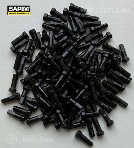 Sapim - Nipple 14G - Hexa Polyax - Brass - Black - MM.LV