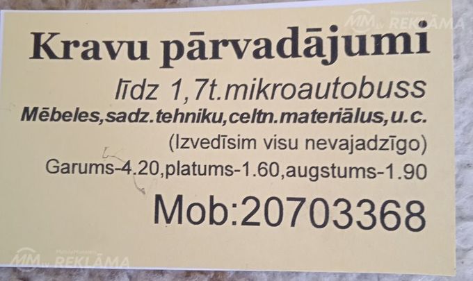 Parvedajumi - MM.LV