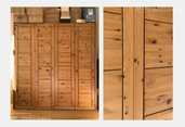 4-дверный шкаф из сосны - MM.LV - 4
