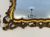 Bronzas/Zelta Krāsas, Koka Spogulis, Vidēji Liela Izmēra - MM.LV - 4
