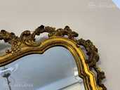 Bronzas/Zelta Krāsas, Koka Spogulis, Vidēji Liela Izmēra - MM.LV - 5