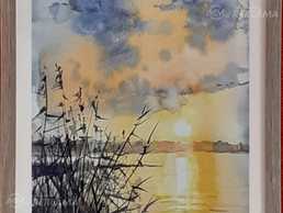 Акварельный пейзаж - MM.LV