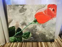 Glezna Roze mākoņos - MM.LV