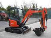 Mini ekskavators Kubota U27-4, 2015 g., 989 st.. - MM.LV