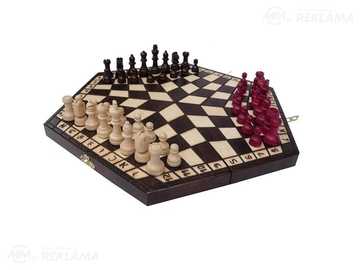 Šahs Chess For Three middle nr.163 3 spēlētājiem. Šahs Chess For Three middle nr.163 3 spēlētājiem. - MM.LV