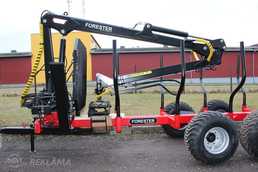 Kokmateriālu piekabe un greifers Forester FT-8 FC-67 - MM.LV