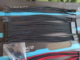 ATX24Pin CPU4+4Pin 2x GPU6+2Pin 18 awg 300 мм кабели в оплётке - MM.LV - 5