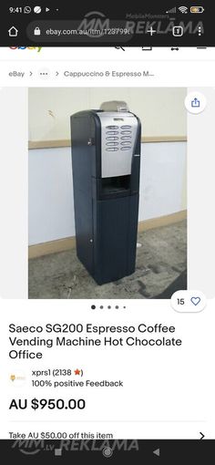 Saeco vending kafijas automāts - MM.LV