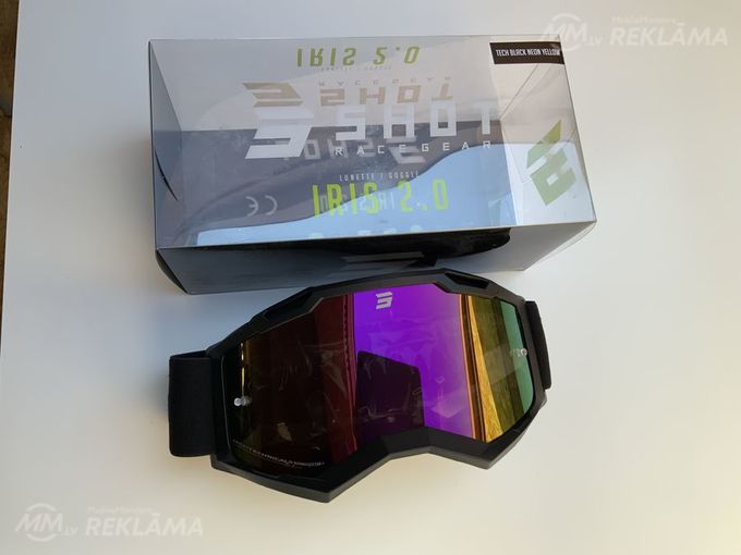 Shot iris 2.0 tech goggle black / neon yellow matt - MM.LV