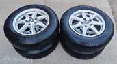 Alloy rims with M+S tires GoodYear Ultragrip 9, 195/65/R15, Used - MM.LV