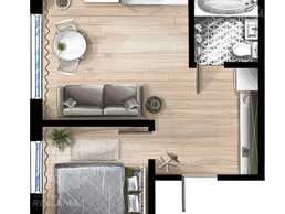 Квартира в Юрмале, Лиелупе, 26 м², 2 комн., 1 этаж. - MM.LV