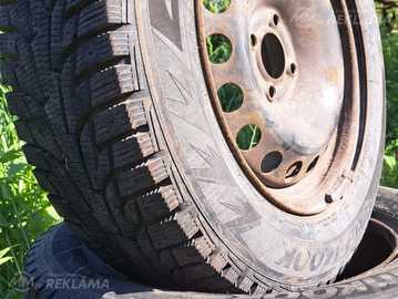 Tires Hankook Winter, 195/65/R15, Used. Tires Hankook Winter, 195/65/R15, Used. - MM.LV