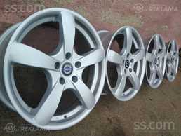 Литые диски Volvo R17, Хорошее состояние. - MM.LV