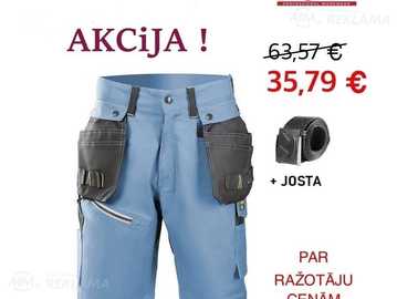 Šorti Nokarenas Kabatas PRO Seven Kings Workwear Flexi Spandeks Augstā Šorti Nokarenas Kabatas PRO Seven Kings Workwear Flexi Spandeks Augstā - MM.LV