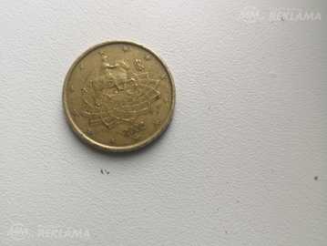 Монета 50 центов в отличном состоянии Монета 50 центов в отличном состоянии - MM.LV