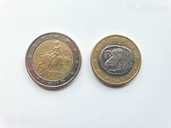 Монеты 2 и 1 евро с буквой S - MM.LV - 2