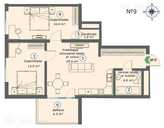 Jauns trīs īstabu dzīvoklis, 73 m2 - 2300€/m2, Dignājas iela 4 - MM.LV - 15