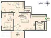 Jauns trīs īstabu dzīvoklis, 73 м² - 2300€/м² , Dignājas iela 4 - MM.LV - 15
