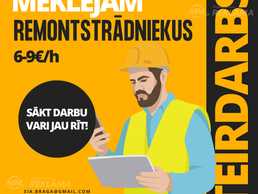 Steidzami meklējam remontstrādniekus! Steidzami meklējam remontstrādniekus! - MM.LV