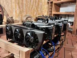 Стационарный компьютер, Mining farm Идеальное состояние. - MM.LV