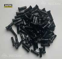 Sapim - Nipple 14G - Polyax - Brass - Black Sapim - Nipple 14G - Polyax - Brass - Black - MM.LV