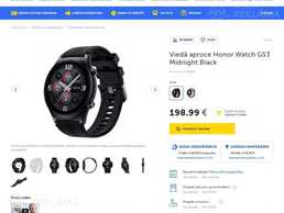 Умные часы, Honor, GS3 Midnight Black, Новый, Гарантия. Умные часы, Honor, GS3 Midnight Black, Новый, Гарантия. - MM.LV
