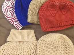 Детские вязаные шапки. - MM.LV
