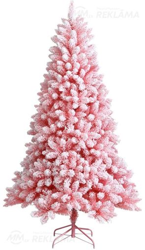 Розовая елка со снегом 180 см - MM.LV