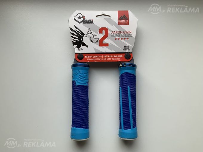 Odi mtb grips AG2 Signature Lock-On 2.1 blue-light blue, 135mm - MM.LV