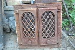 Čuguna kamīna durvis - MM.LV