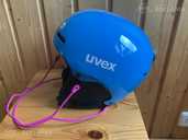 Skiing helmet Uvex hlmt 5 jun race cyan-pink-48-52CM - MM.LV - 1