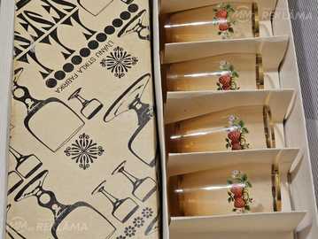 Stikla glāzes jaunas kastē - MM.LV